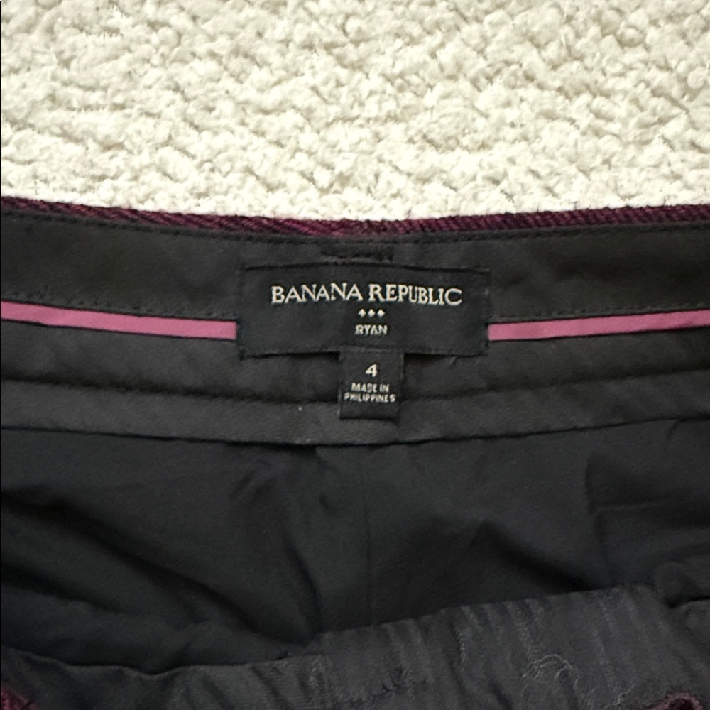 Banana Republic Purple Women's Trousers - Picture 5 of 9